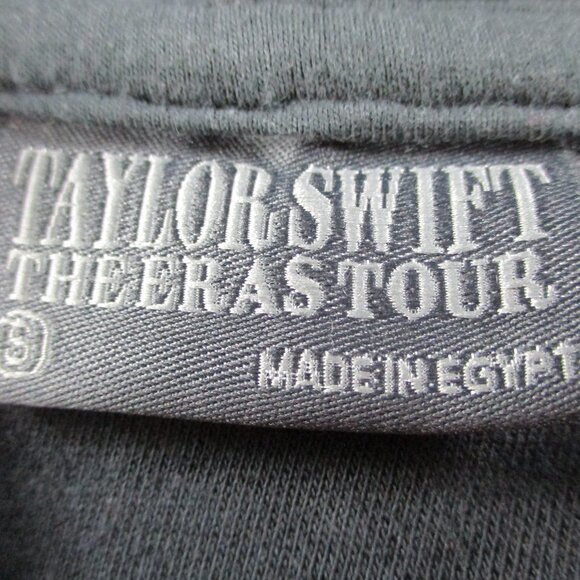 Taylor Swift Eras Tour Hoodie Womens Small Black Sweatshirt Pullover Fleece - Picture 3 of 7